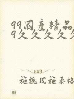 99国产精品99久久久久久
