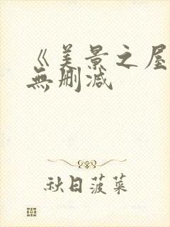 《美景之屋4》无删减