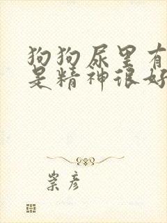 狗狗尿里有血但是精神很好