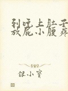 到晚上肚子胀气放屁小腹疼痛封面