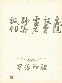 飘帅电视剧全集40集免费观看