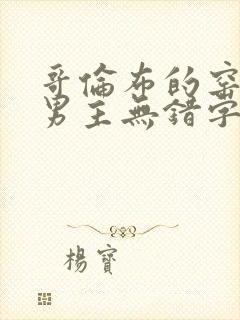 哥伦布的窑洞双男主无错字