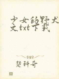 少女的野犬曲全文txt下载