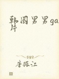 韩国男男gay片
