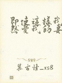 即使这样我也依然爱我的妻子第一集封面