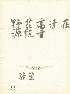 野花高清在线资源观看