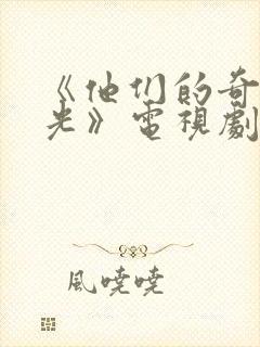 《他们的奇妙时光》电视剧