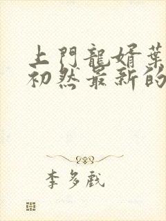 上门龙婿叶辰萧初然最新的