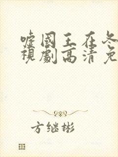 嘘国王在冬眠电视剧高清免费播放