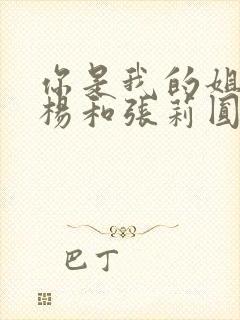 你是我的姐妹宋杨和张莉圆结局