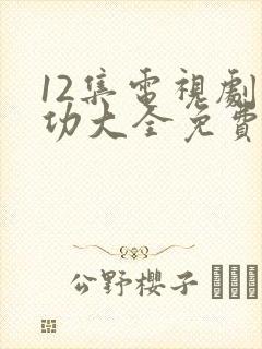 12集电视剧立功大全免费观看