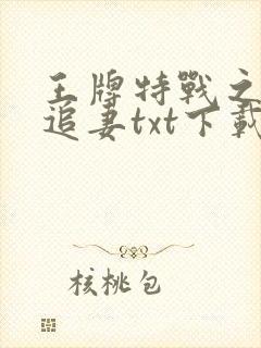 王牌特战之权少追妻txt下载完本