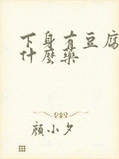 下身有豆腐渣用什么药