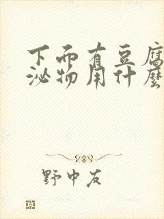 下面有豆腐渣分泌物用什么药