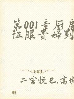 第001章厨房征服贵妇列静