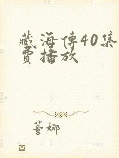 藏海传40集免费播放封面