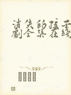 消失的孩子电视剧全集在线看免费