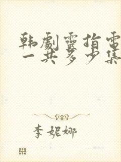 韩剧灵指电视剧一共多少集