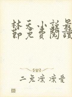 林天小说最新章节免费阅读全文封面