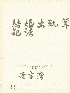 结婚出轨算不算犯法封面