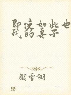 即使如此也爱着我的妻子