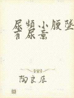 尿频小腹坠胀总有尿意封面