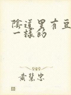 阴道里有豆腐渣一样的