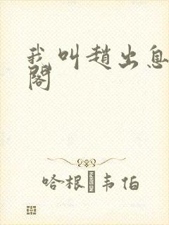 我叫赵出息笔趣阁