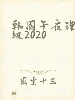 韩国午夜理伦三级2020