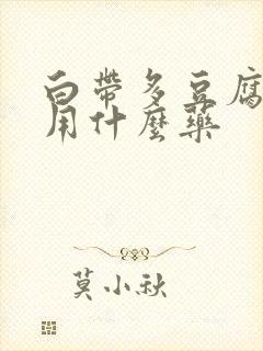 白带多豆腐渣样用什么药