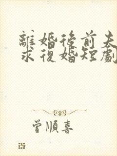 离婚后前夫跪地求复婚短剧