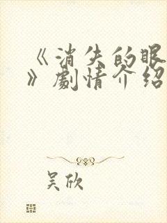 《消失的眼角膜》剧情介绍