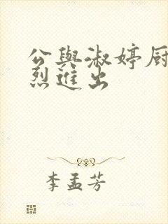 公与淑婷厨房猛烈进出封面