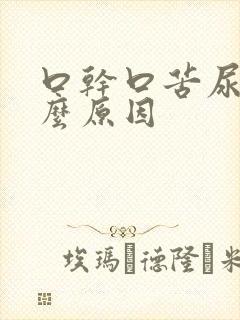 口干口苦尿黄什么原因