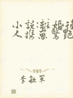 小说:离婚后夫人携崽惊艳全球