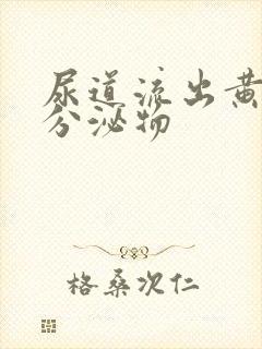 尿道流出黄绿色分泌物