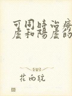 可同时治疗肾阴虚和阳虚的药