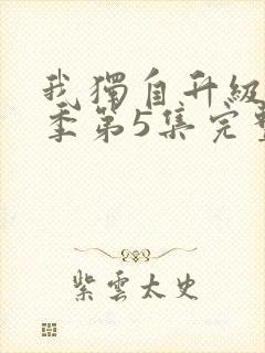 我独自升级第二季第5集完整版