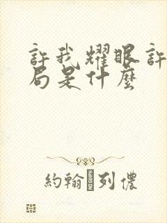 许我耀眼许妍结局是什么