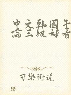 中文韩国午夜理伦三级好看封面