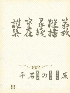 护宝寻踪第10集在线播放