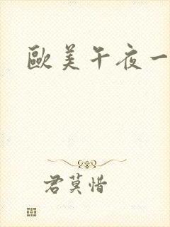 欧美午夜一级片