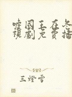 嘘国王在冬眠电视剧免费播放超清