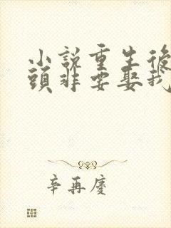 小说重生后死对头非要娶我全文阅读