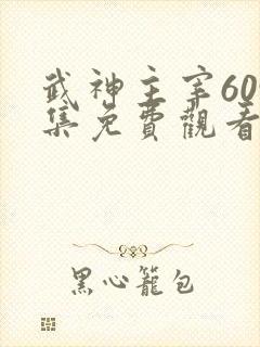 武神主宰609集免费观看封面