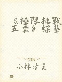 《极限挑战 第五季》综艺封面