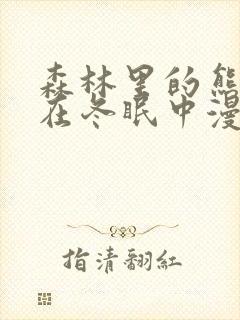 森林里的熊先生在冬眠中漫画在线观看封面