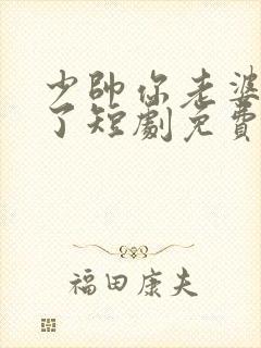 少帅你老婆又跑了短剧免费观看