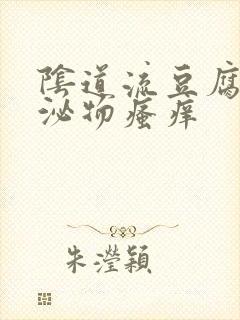 阴道流豆腐渣分泌物瘙痒