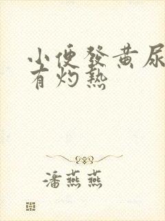 小便发黄尿道口有灼热